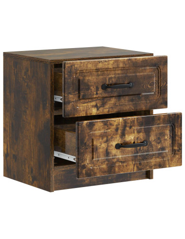 Armadio da Notte con cassetto Rovere Fumo 43 x 34,5 x 44,5 cm