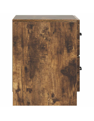 Armadio da Notte con cassetto Rovere Fumo 43 x 34,5 x 44,5 cm