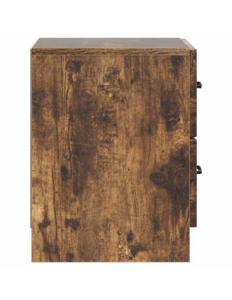 Armadio da Notte con cassetto Rovere Fumo 43 x 34,5 x 44,5 cm