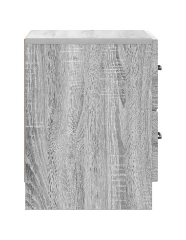 Armadio da Notte con cassetto Grigio Sonoma 43 x 34,5 x 44,5 cm