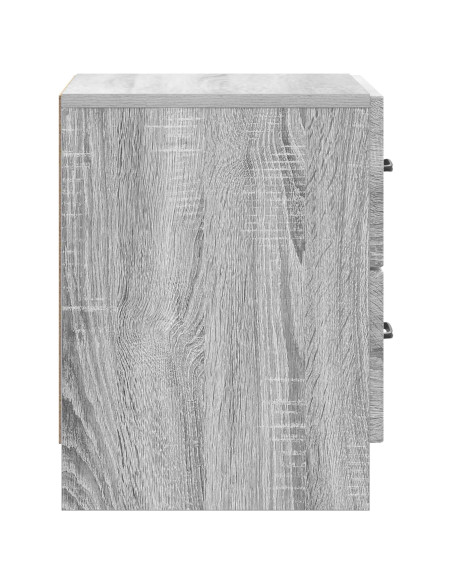 Armadio da Notte con cassetto Grigio Sonoma 43 x 34,5 x 44,5 cm