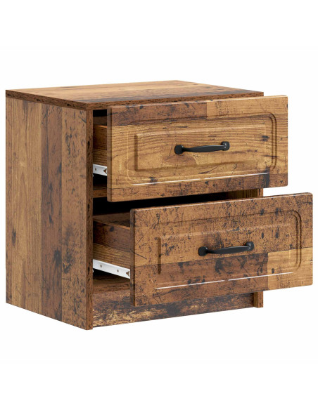 Armadio da Notte con cassetto Legno antico 43 x 34,5 x 44,5 cm
