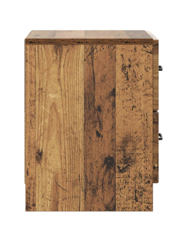 Armadio da Notte con cassetto Legno antico 43 x 34,5 x 44,5 cm