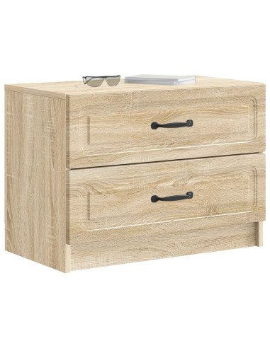 Armadio da Notte con cassetto Rovere Sonoma 62 x 34,5 x 44,5 cm