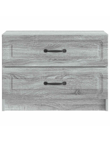 Armadio da Notte con cassetto Grigio Sonoma 62 x 34,5 x 44,5 cm
