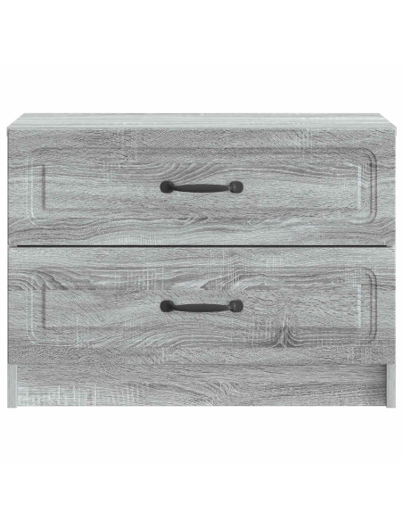 Armadio da Notte con cassetto Grigio Sonoma 62 x 34,5 x 44,5 cm
