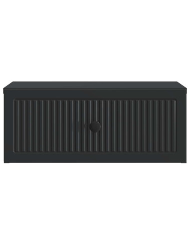 Armadio da Notte con cassetto 2 pcs Nero 49 x 34,5 x 20 cm