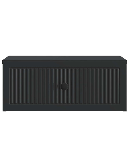 Armadio da Notte con cassetto 2 pcs Nero 49 x 34,5 x 20 cm
