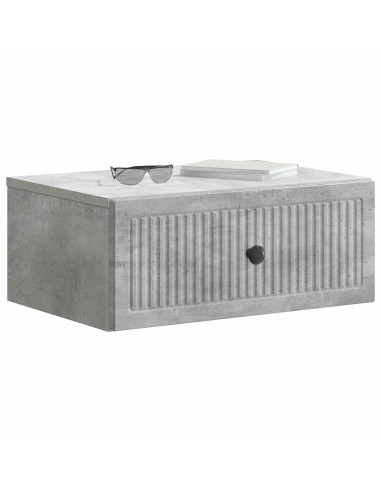 Armadio da Notte 2 pcs Grigio Cemento 49 x 34,5 x 20 cm