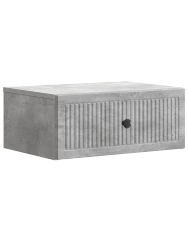 Armadio da Notte 2 pcs Grigio Cemento 49 x 34,5 x 20 cm