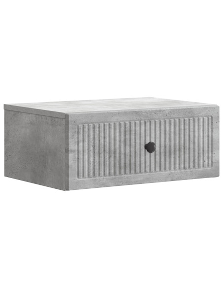 Armadio da Notte 2 pcs Grigio Cemento 49 x 34,5 x 20 cm