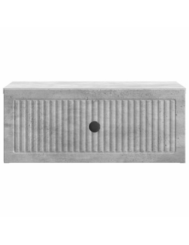 Armadio da Notte 2 pcs Grigio Cemento 49 x 34,5 x 20 cm