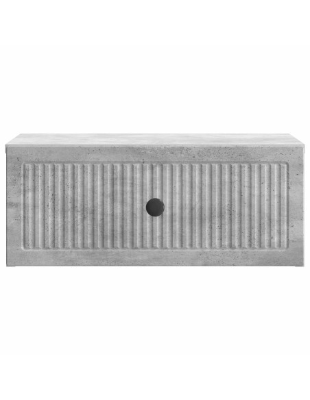 Armadio da Notte 2 pcs Grigio Cemento 49 x 34,5 x 20 cm