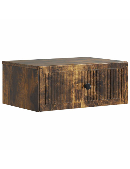 Armadio da Notte 2 pcs Rovere Fumo 49 x 34,5 x 20 cm
