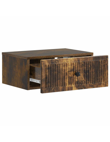 Armadio da Notte 2 pcs Rovere Fumo 49 x 34,5 x 20 cm