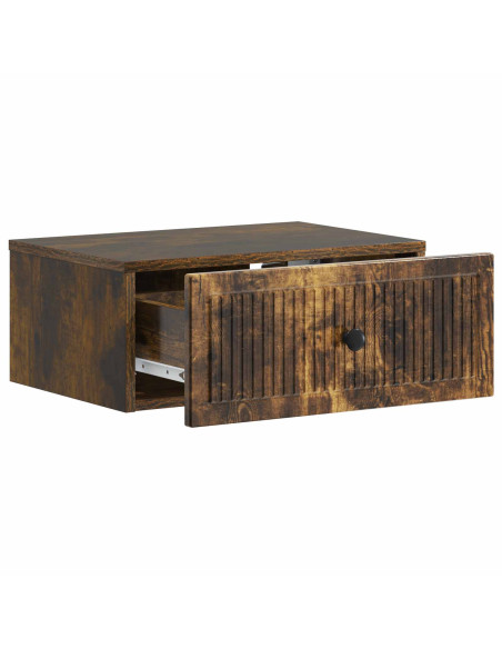 Armadio da Notte 2 pcs Rovere Fumo 49 x 34,5 x 20 cm