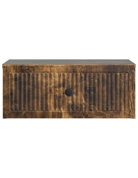Armadio da Notte 2 pcs Rovere Fumo 49 x 34,5 x 20 cm