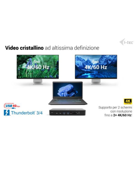 I-TEC THUNDERBOLT4 3 DISPLAY PD140W