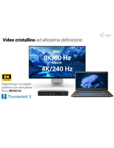 I-TEC THUNDERBOLT4 3 DISPLAY PD140W