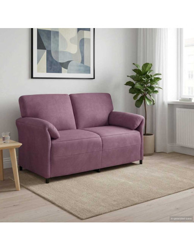 Divano a 2 Posti Viola 158 x 83 x 95 cm Velluto