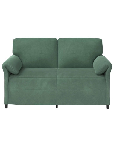 Divano a 2 Posti Verde Mare 158 x 83 x 95 cm Velluto