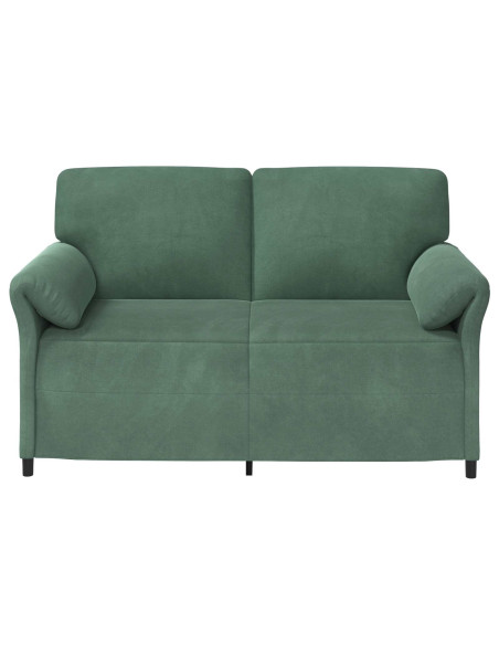 Divano a 2 Posti Verde Mare 158 x 83 x 95 cm Velluto