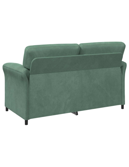 Divano a 2 Posti Verde Mare 158 x 83 x 95 cm Velluto