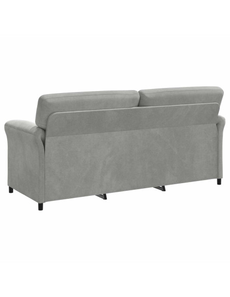 Divano 3-Persone Grigio Chiaro 198 x 83 x 95 cm Velluto
