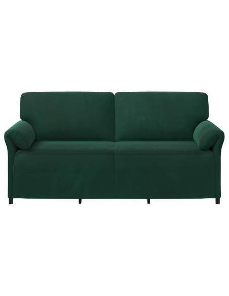 Divano 3-Persone Verde Scuro 198 x 83 x 95 cm Velluto