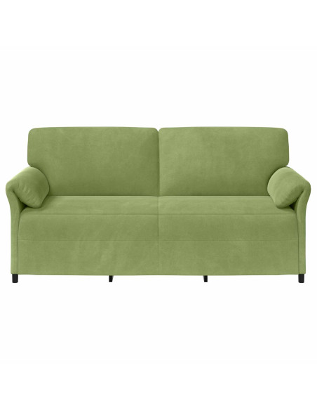 Divano 3-Persone Verde chiaro 198 x 83 x 95 cm Velluto