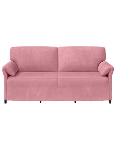 Divano 3-Persone Rosa 198 x 83 x 95 cm Velluto
