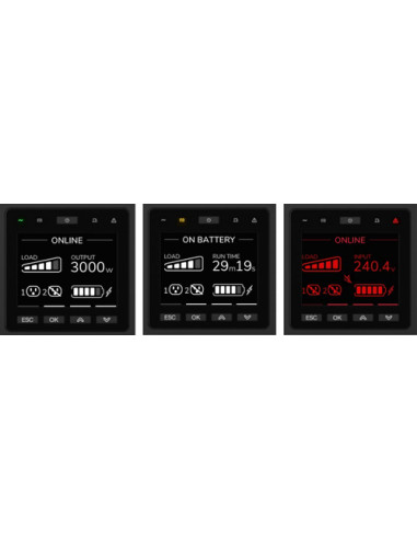 APC SRTG8KXLI gruppo di continuità (UPS) Doppia conversione (online) 8 kVA 8000 W 3 presa(e) AC