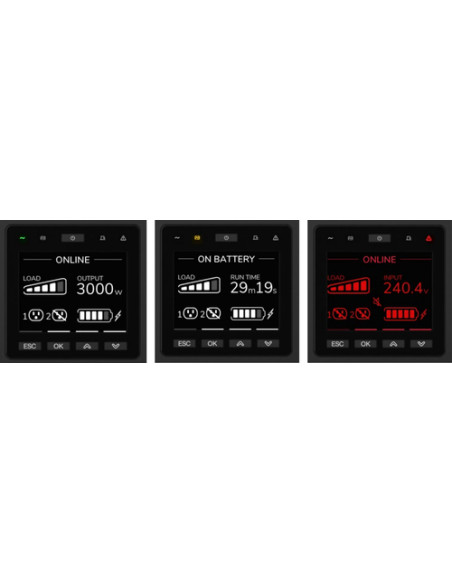 APC SRTG8KXLI gruppo di continuità (UPS) Doppia conversione (online) 8 kVA 8000 W 3 presa(e) AC