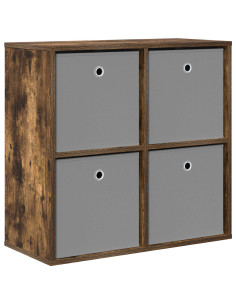 Credenza con cassetto Rovere fumé 68,5 x 32 x 67 cm 2