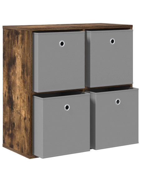 Credenza con cassetto Rovere fumé 68,5 x 32 x 67 cm