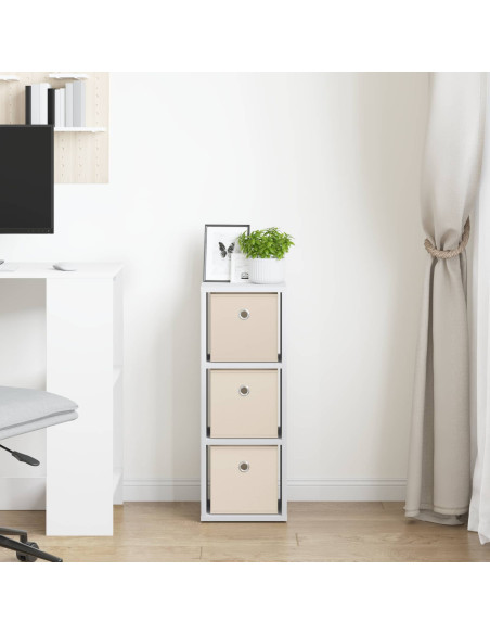 Credenza con cassetto Bianco 25,5 x 22 x 69,5 cm