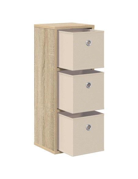 Credenza con cassetto Rovere Sonoma 25,5 x 22 x 69,5 cm