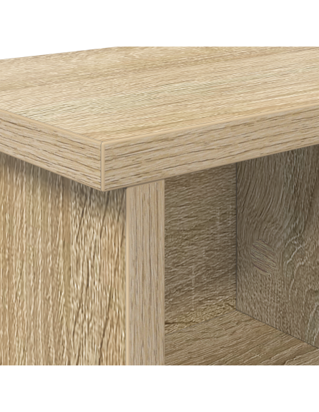Appendiabiti a muro rovere sonoma 75 x 16 x 26 cm