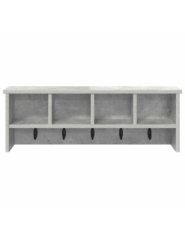 Appendiabiti a muro Grigio cemento 75 x 16 x 26 cm