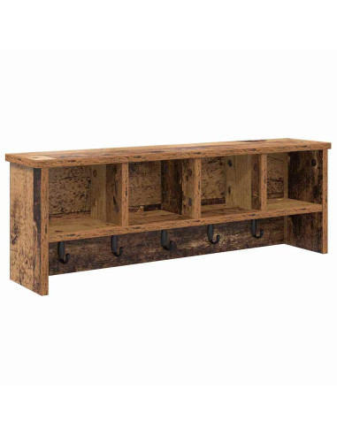 Appendiabiti a muro Legno vecchio 75 x 16 x 26 cm