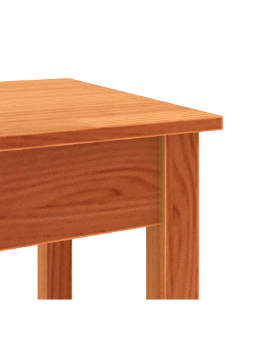 Tavolo consolle con lo scaffale Cera marrone 110 x 40 x 75 cm