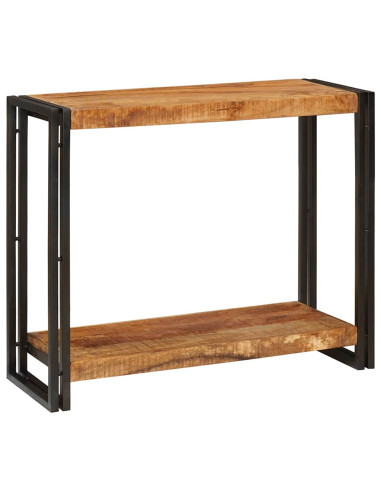 Tavolo consolle Marrone 90 x 33 x 75 cm Legno di mango massello
