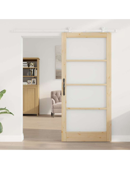 Porta scorrevole ORKDAL Naturale 93 x 202 cm
