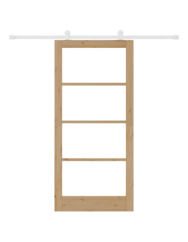 Porta scorrevole ORKDAL Naturale 93 x 202 cm
