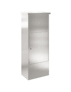 Cassetta per pacchi con porta Argento 44,5 x 29 x 110,5 cm 2