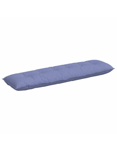 Cuscino per Schiena Blu jeans 180 x 19 x 50 cm Tessuto