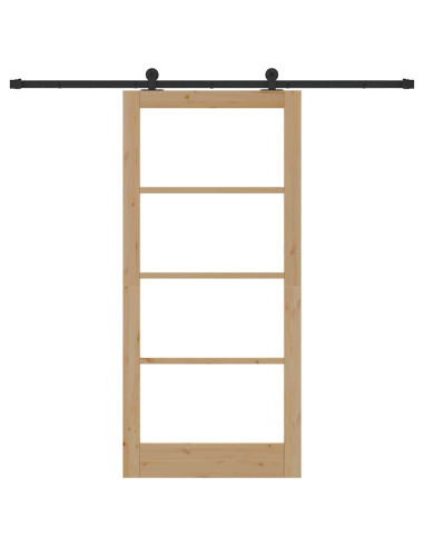 Porta scorrevole ORKDAL Naturale 93 x 202 cm