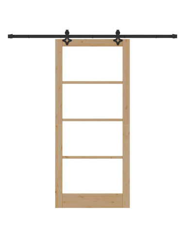 Porta scorrevole Naturale 93 x 211 cm