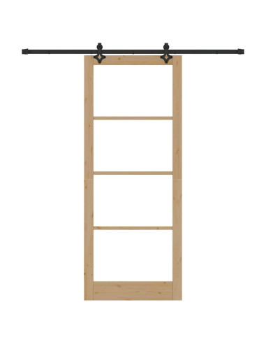 Porta scorrevole Naturale 93 x 232 cm