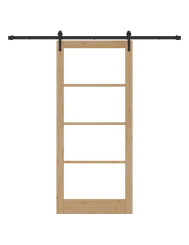 Porta scorrevole ORKDAL Naturale 93 x 211 cm